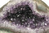 Sparkly, Dark Purple Amethyst Geode - Uruguay #275873-2